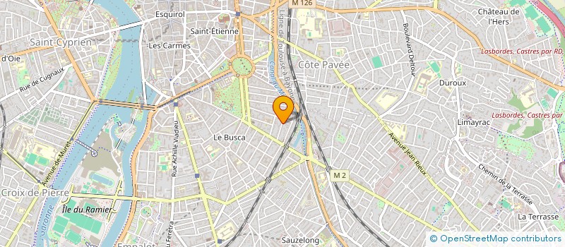localisation de l'entreprise MADAME MARGIE TEYSSIE à TOULOUSE
