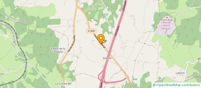 localisation de l'entreprise MADAME MARGO BOQUET  CRESSENSAC-SARRAZAC