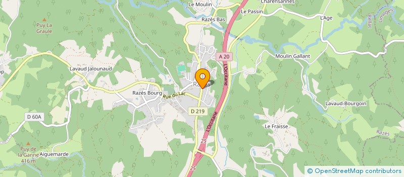 localisation de l'entreprise MADAME MARGO GADBIN à RAZES