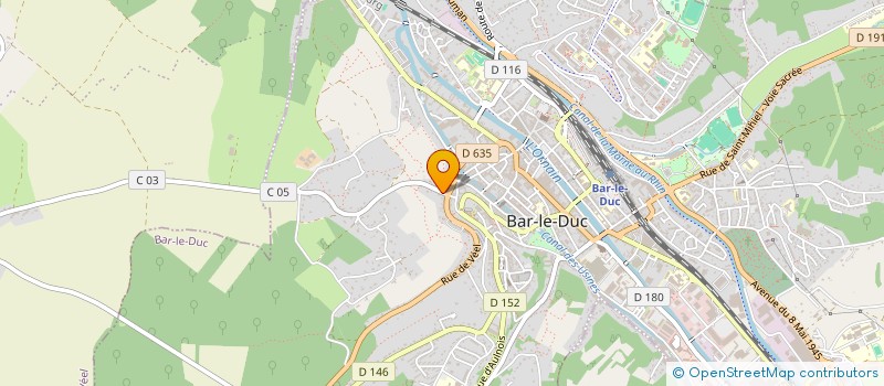 localisation de l'entreprise MADAME MARGO GOSSET à BAR-LE-DUC