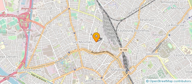 localisation de l'entreprise MADAME MARGO LE CROSNIER à TOULOUSE