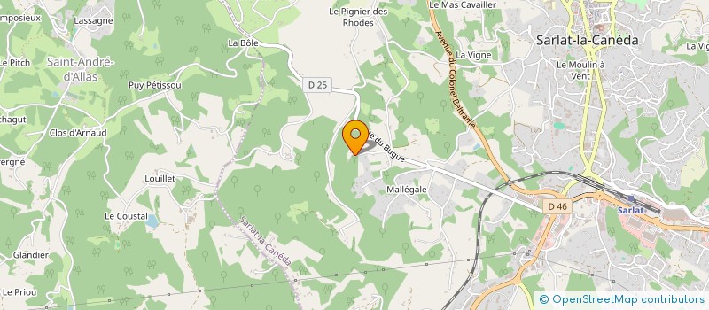 localisation de l'entreprise MADAME MARGO MORAND  SARLAT-LA-CANEDA