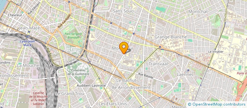 localisation de l'entreprise MADAME MARGO MORRISON  LYON