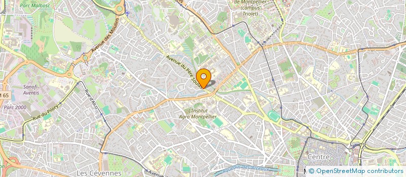 localisation de l'entreprise MADAME MARGO SOUILHAT  MONTPELLIER
