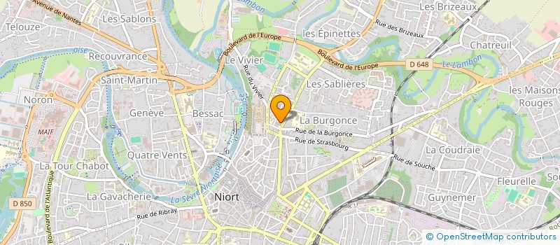 localisation de l'entreprise MADAME MARGO URRUTIA à NIORT