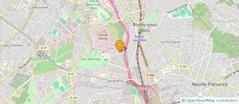 localisation de l'entreprise MADAME MARGO ZANELLI à MONTREUIL