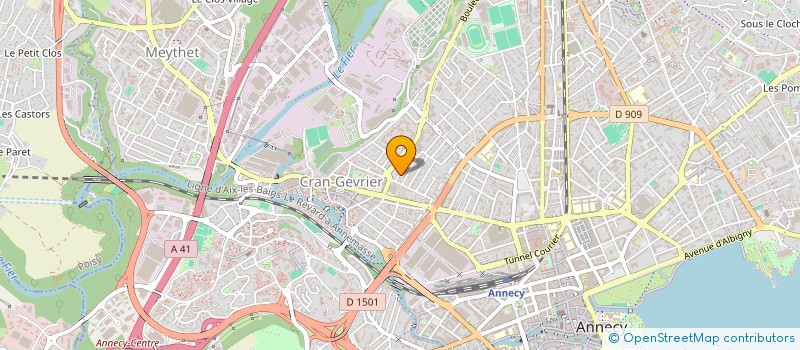 localisation de l'entreprise MADAME MARGOT AILLOT à ANNECY