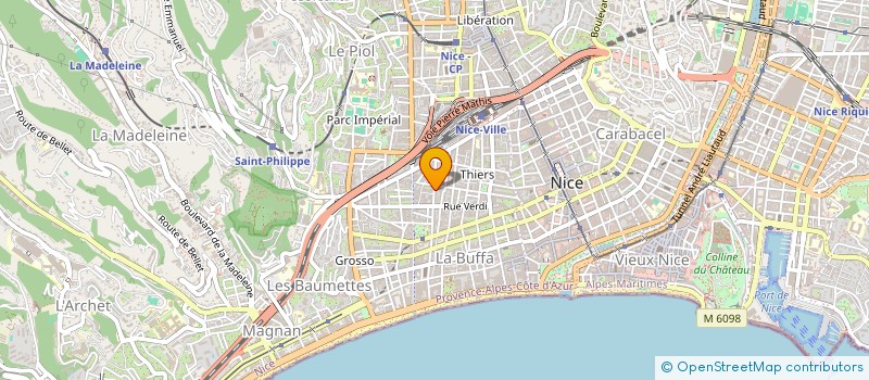 localisation de l'entreprise MADAME MARGOT ALCARAS  NICE