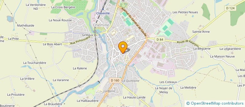 localisation de l'entreprise MADAME MARGOT ALLAIRE  CHEMILLE-EN-ANJOU