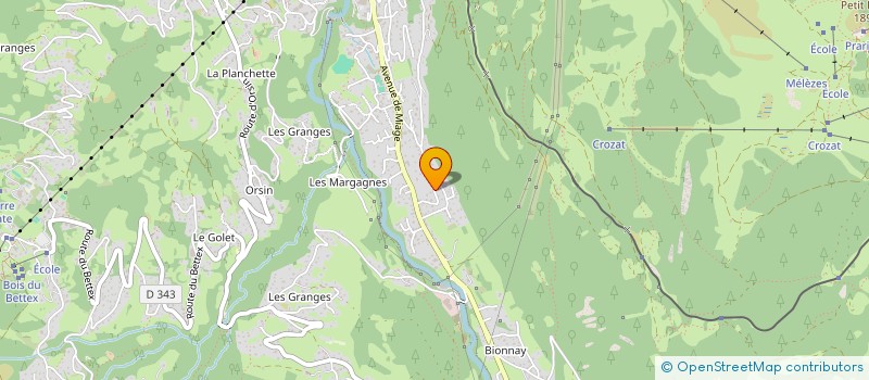 localisation de l'entreprise MADAME MARGOT ALONSO à SAINT-GERVAIS-LES-BAINS