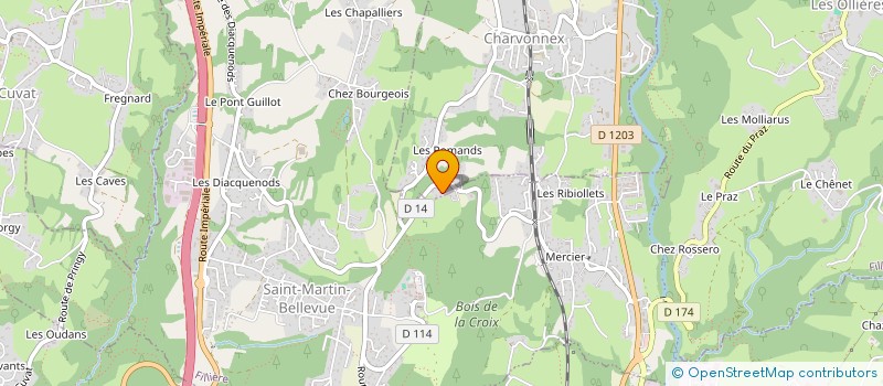 localisation de l'entreprise MADAME MARGOT ANDERSON  CHARVONNEX