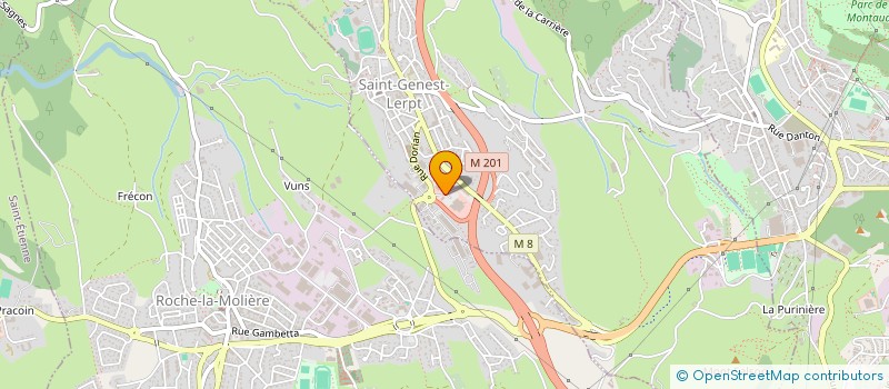 localisation de l'entreprise MADAME MARGOT ARNAUD-BONNISSOL  SAINT-GENEST-LERPT