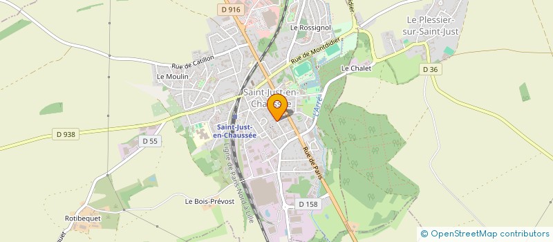 localisation de l'entreprise MADAME MARGOT ARRIVE  SAINT-JUST-EN-CHAUSSEE