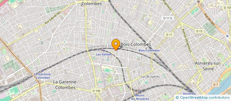 localisation de l'entreprise MADAME MARGOT ARTOZQUI à BOIS-COLOMBES