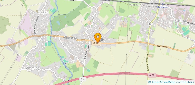 localisation de l'entreprise MADAME MARGOT AUDINEAU  CHERENG