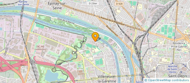 localisation de l'entreprise MADAME MARGOT BAICCHI  VILLENEUVE-LA-GARENNE