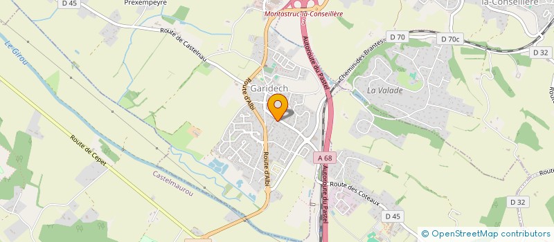 localisation de l'entreprise MADAME MARGOT BASTER  GARIDECH