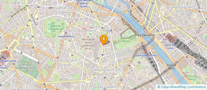 localisation de l'entreprise MADAME MARGOT BAUDEQUIN  PARIS