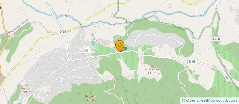 localisation de l'entreprise MADAME MARGOT BAUDIN à NEOULES