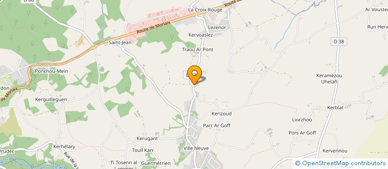 localisation de l'entreprise MADAME MARGOT BERTHE à PLOUMILLIAU
