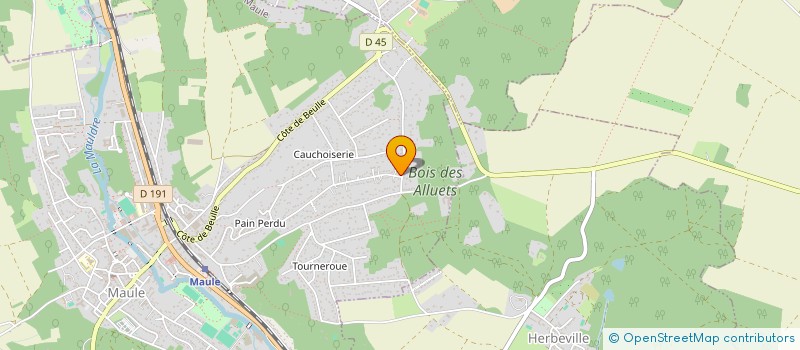 localisation de l'entreprise MADAME MARGOT BEYER  MAULE