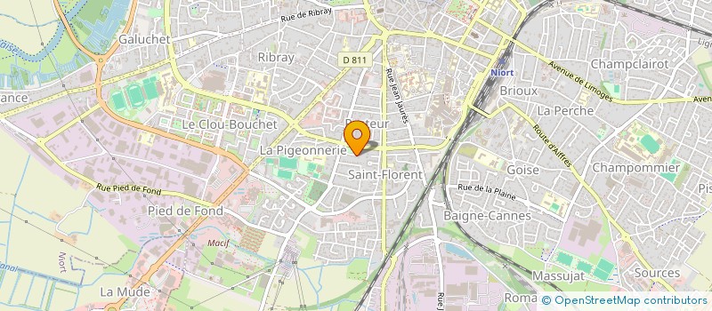 localisation de l'entreprise MADAME MARGOT BICHON  NIORT