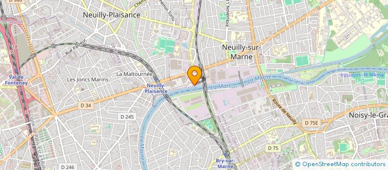 localisation de l'entreprise MADAME MARGOT BLAIRY à NEUILLY-PLAISANCE