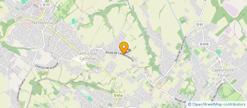 localisation de l'entreprise MADAME MARGOT BLAQUIERE  SAINT-LOUP-CAMMAS