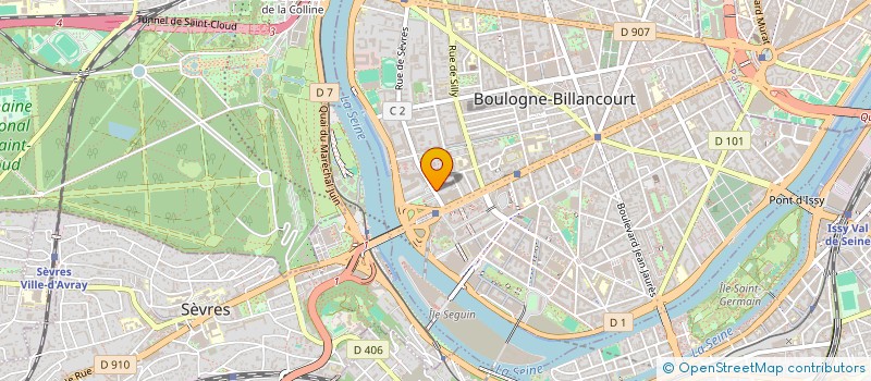 localisation de l'entreprise MADAME MARGOT BOBELICOU à BOULOGNE-BILLANCOURT