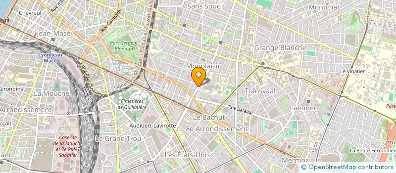 localisation de l'entreprise MADAME MARGOT BODARD à LYON