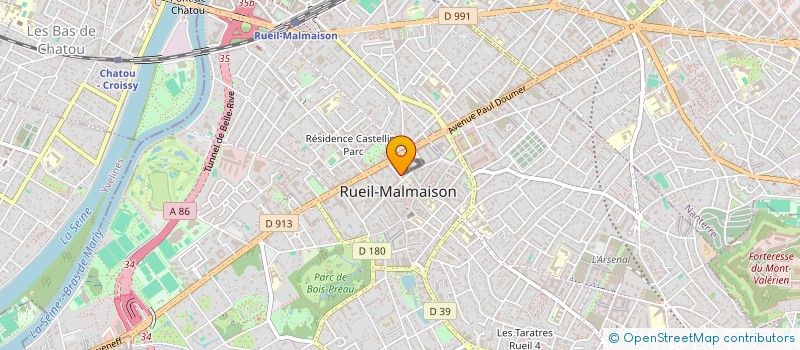 localisation de l'entreprise MADAME MARGOT BOITEL à RUEIL-MALMAISON