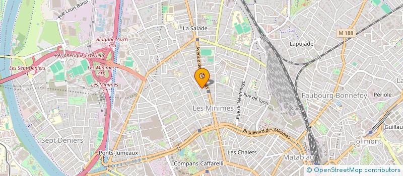 localisation de l'entreprise MADAME MARGOT BOUQUIER à TOULOUSE