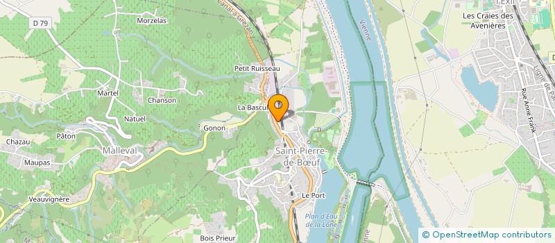 localisation de l'entreprise MADAME MARGOT BOUVIER à VIENNE