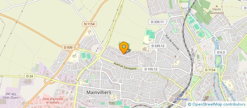 localisation de l'entreprise MADAME MARGOT BRAUN à CHARTRES