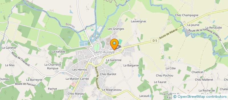 localisation de l'entreprise MADAME MARGOT BREME  SAINT AULAYE-PUYMANGOU