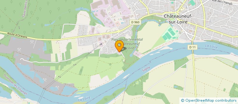 localisation de l'entreprise MADAME MARGOT BRIEN à CHATEAUNEUF-SUR-LOIRE