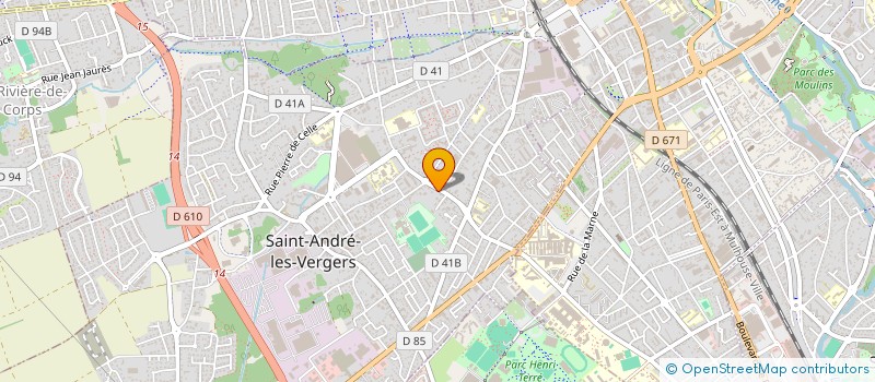 localisation de l'entreprise MADAME MARGOT BRIET  SAINT-ANDRE-LES-VERGERS