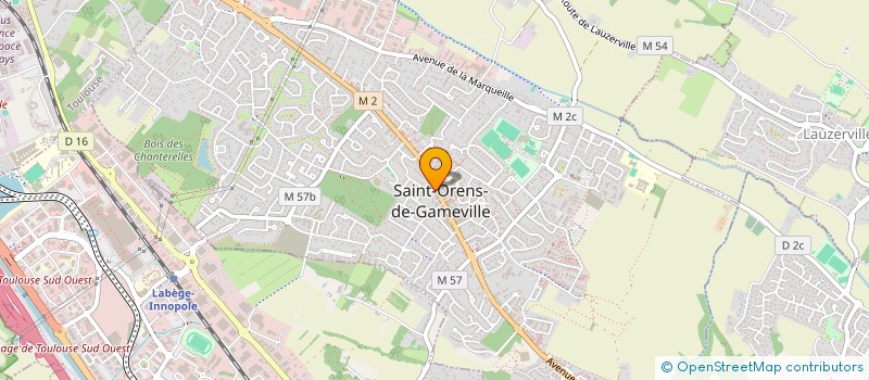 localisation de l'entreprise MADAME MARGOT BRULARD  SAINT-ORENS-DE-GAMEVILLE