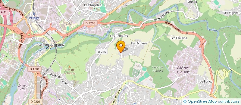 localisation de l'entreprise MADAME MARGOT CALLIES à ANNECY