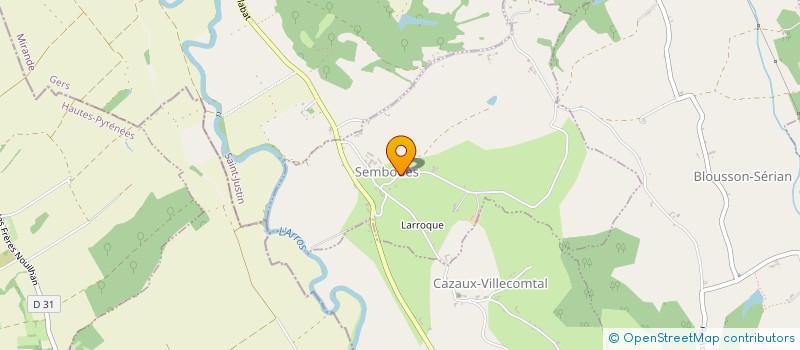 localisation de l'entreprise MADAME MARGOT CHAMBERLIN  SEMBOUES