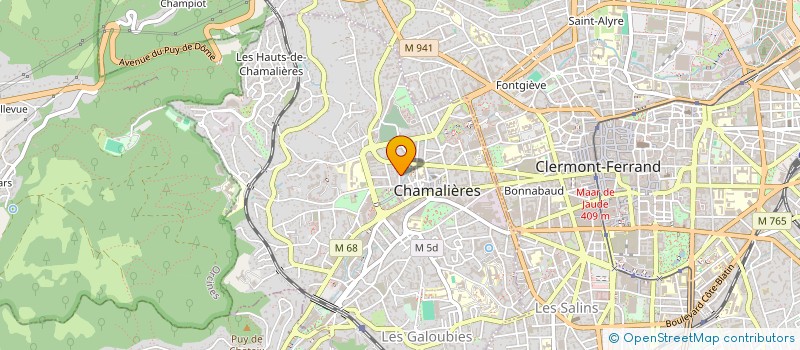 localisation de l'entreprise MADAME MARGOT CHARBONNEL  CHAMALIERES