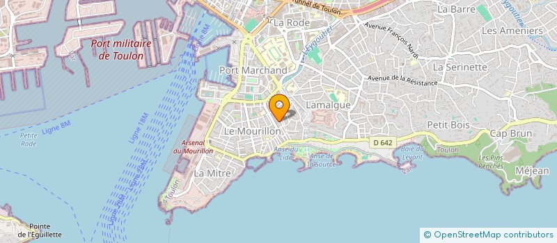 localisation de l'entreprise MADAME MARGOT CHARLAT  TOULON