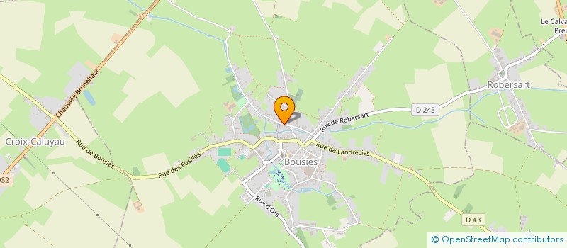 localisation de l'entreprise MADAME MARGOT CHARTIER  BOUSIES