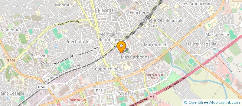 localisation de l'entreprise MADAME MARGOT CHIGNAC  NIMES