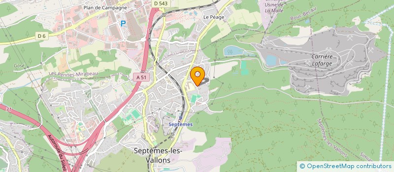localisation de l'entreprise MADAME MARGOT COITOUX à SEPTEMES-LES-VALLONS