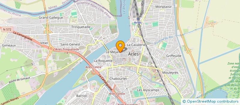 localisation de l'entreprise MADAME MARGOT-COLETTE COUBES  ARLES