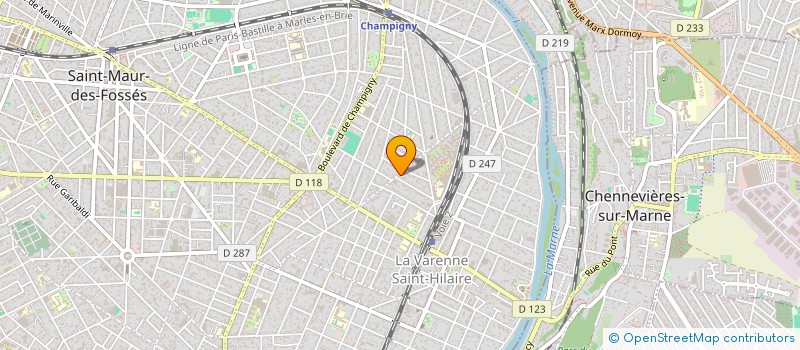 localisation de l'entreprise MADAME MARGOT COLIN à SAINT-MAUR-DES-FOSSES