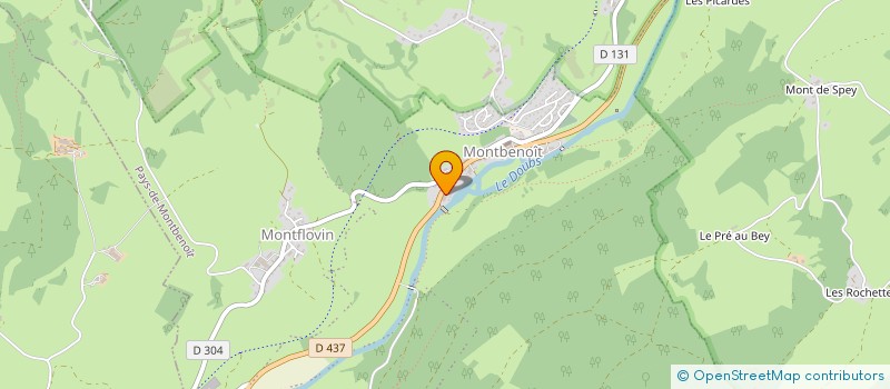 localisation de l'entreprise MADAME MARGOT COLIN  MONTBENOIT