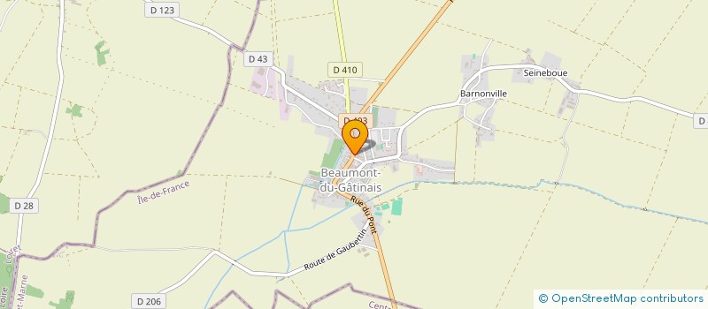 localisation de l'entreprise MADAME MARGOT COMBE  BEAUMONT-DU-GATINAIS