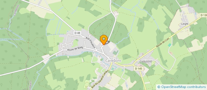 localisation de l'entreprise MADAME MARGOT COMPAIN  CARLEPONT